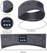 Wireless sleeping Bluetooth headset Grey color