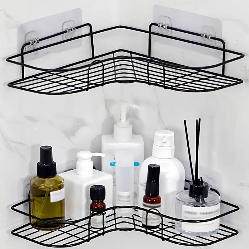 Bathroom Corner Shower Rack 1 Pcs Shelf Storage Organiser Basket Tidy Shelf UK