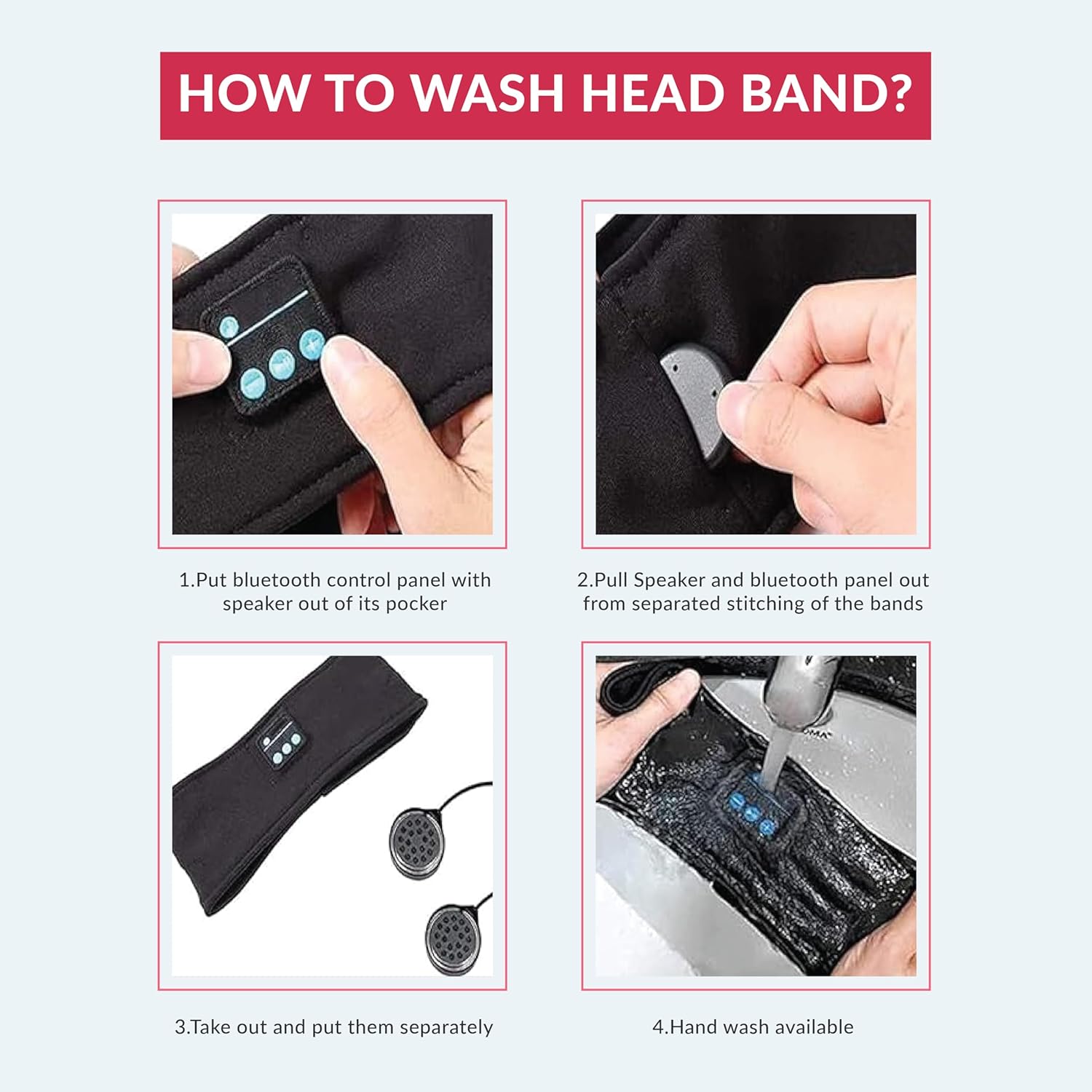 Wireless Sleeping Bluetooth Headband