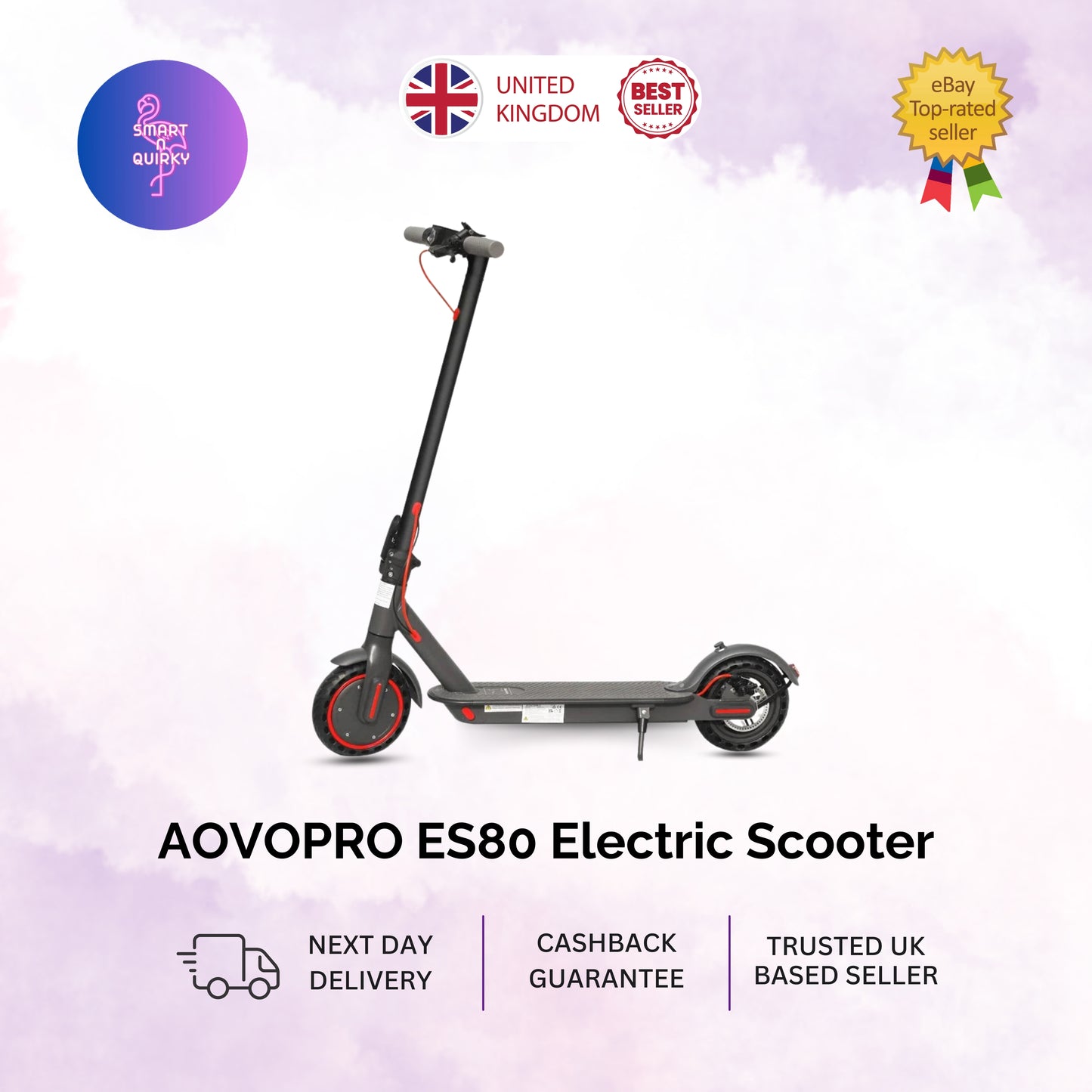 AOVOPRO ES80 Electric Scooter 19MPH 10.5Ah with App New Latest Model escooter