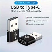 USB to USB C Adapter Type C Female to USB A Male Adapter Charger Cable Converter