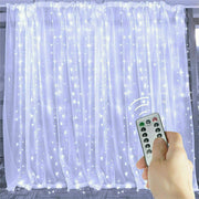 300 LED Curtain Fairy Lights String Indoor/Outdoor Wedding Wall Decoration