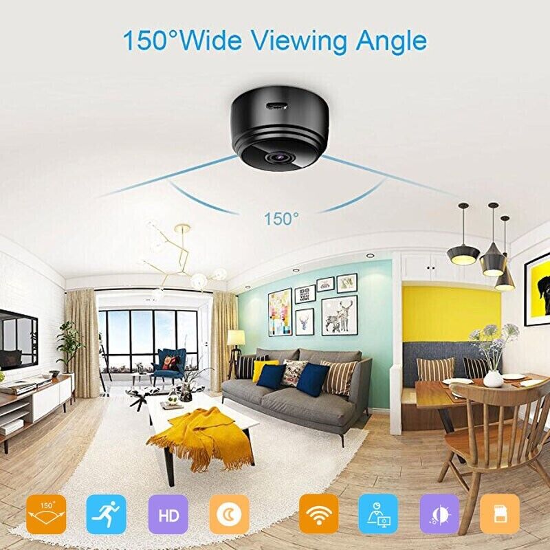 Home Security HD 1080P Wireless WiFi Indoor & Outdoor Mini IP CCTV Camera