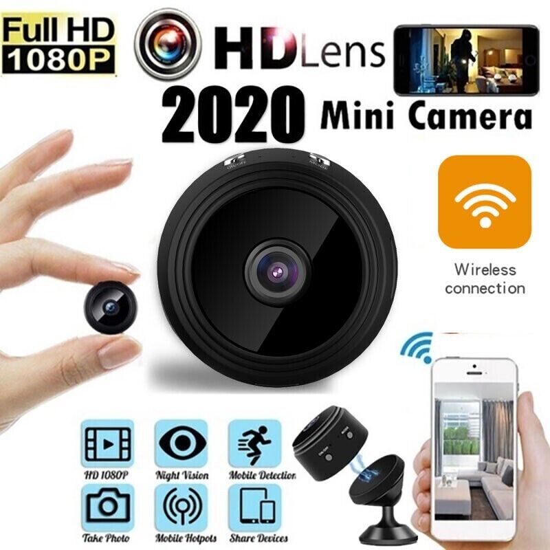 Home Security HD 1080P Wireless WiFi Indoor & Outdoor Mini IP CCTV Camera