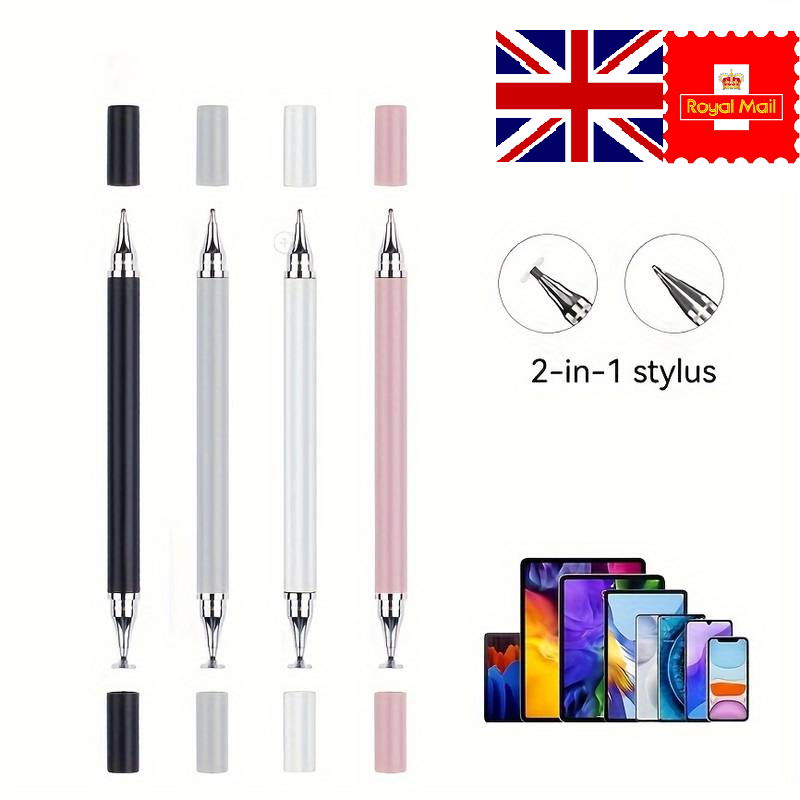 2 In 1 pencil Stylus touch screen pen For Cellphone Tablet android iphone