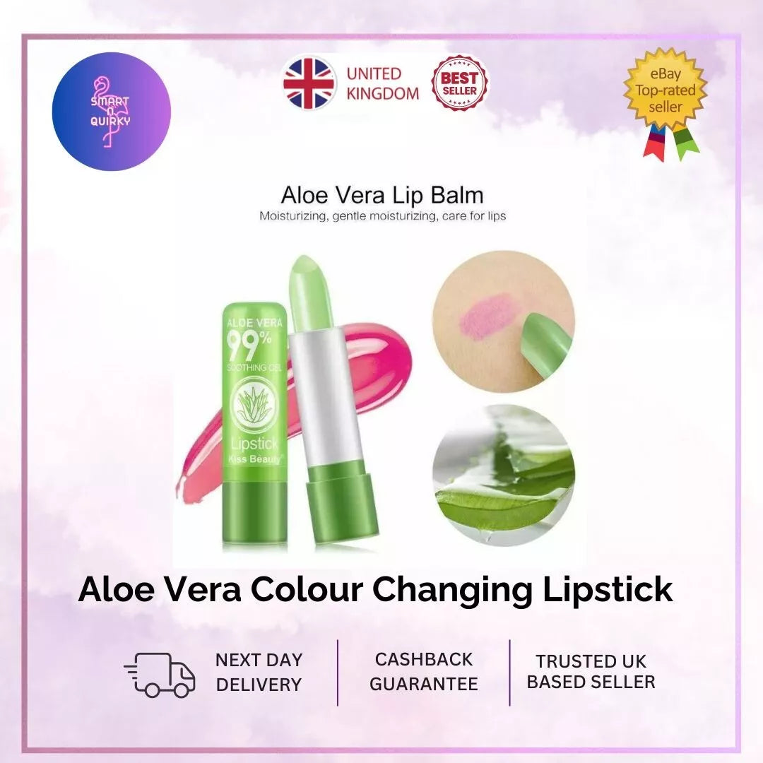 Aloe Vera Colour Changing Long Lasting Moisturising Lipstick Gift