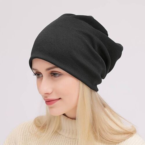 Women men Knitted Slouch Beanie Hat Soft Winter Ski Warm Snow Baggy Outdoor Cap