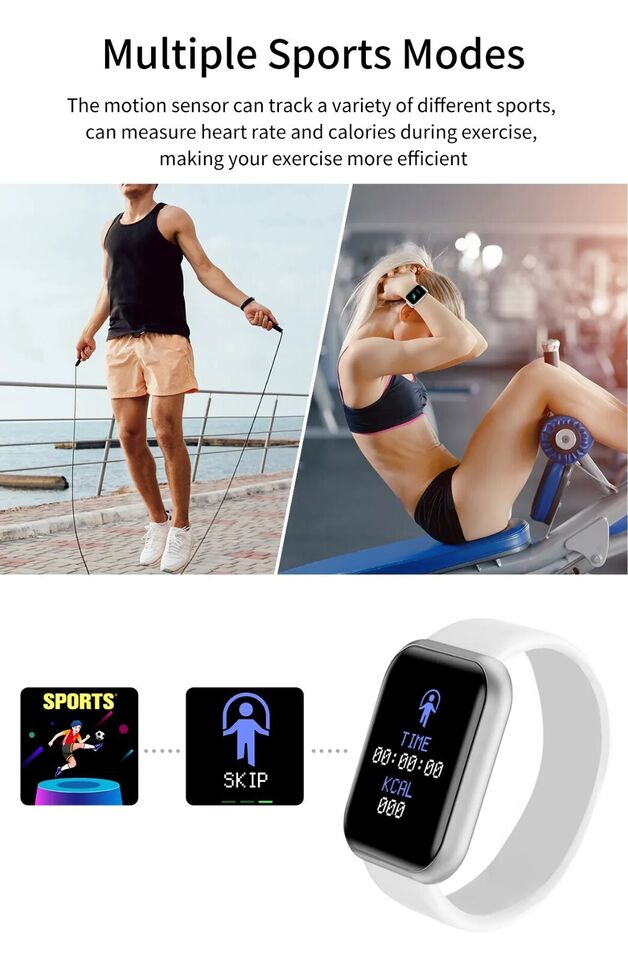 2023 NEW Smart Watch Activity Tracker Fitness Watches Heart Rate Monitor Women