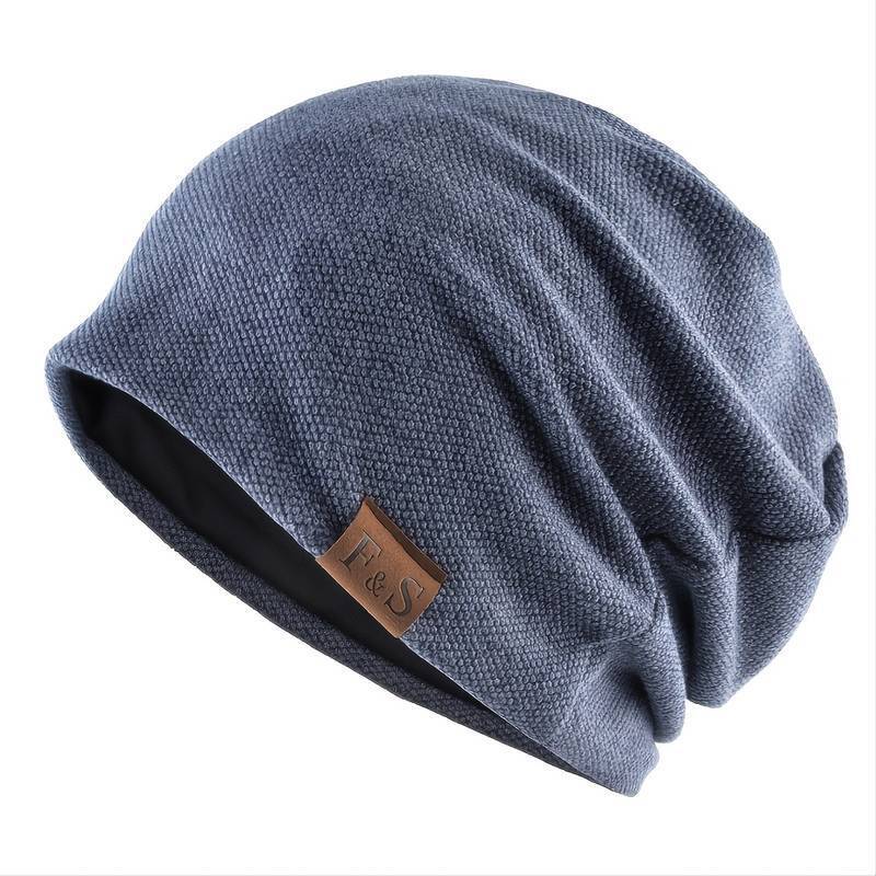 Oversized Baggy Knitted Woolly Winter Beanie Trendy Warm Hat for Men and Women